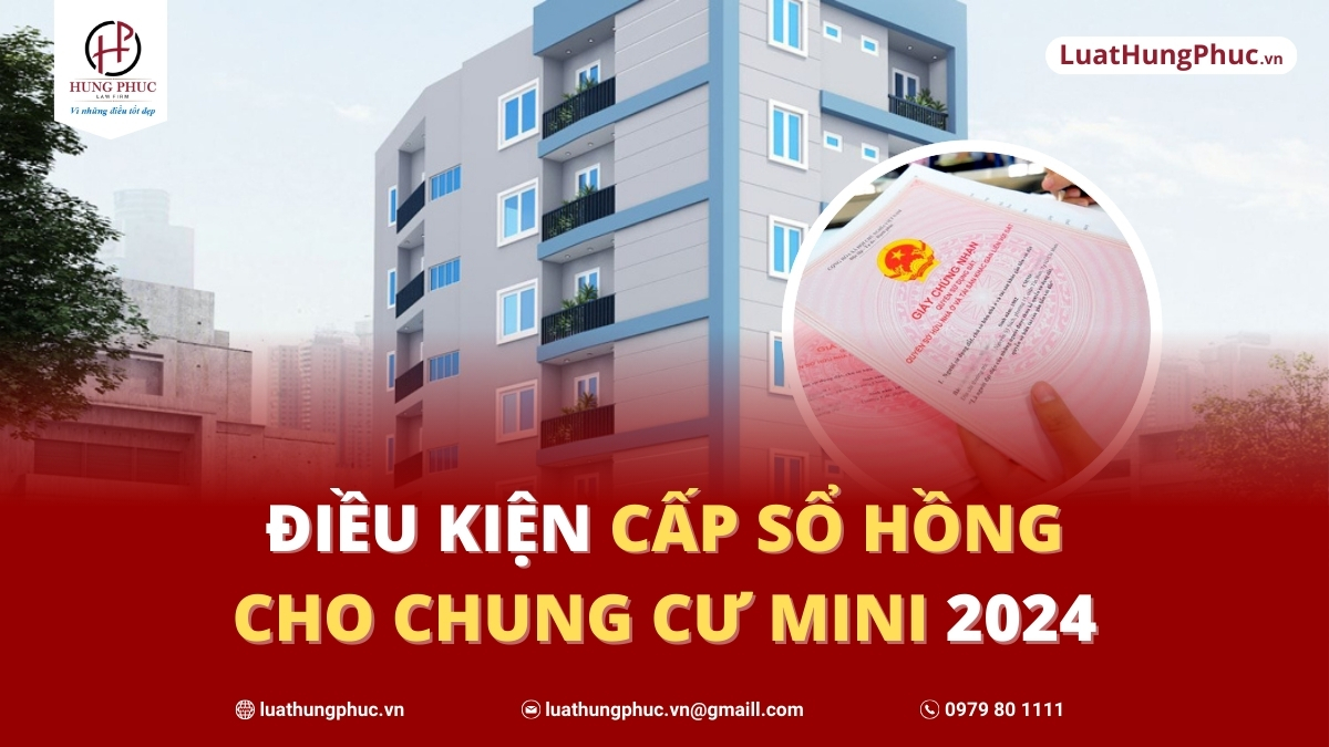 Điều kiện cấp sổ hồng cho chung cư mini 2024