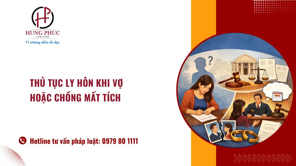 Thủ tục ly hôn khi vợ hoặc chồng mất tích