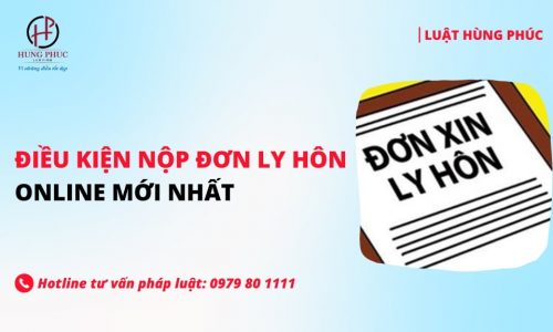 Điều kiện nộp đơn ly hôn Online mới nhất