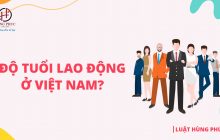 Độ tuổi lao động ở Việt Nam hiện nay?