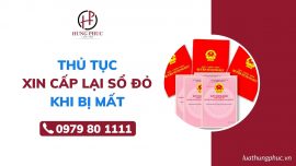 THỦ TỤC CẤP LẠI GIẤY CHỨNG NHẬN QUYỀN SỬ DỤNG ĐẤT