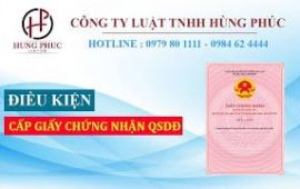 Điều kiện cấp Giấy chứng nhận quyền sử dụng đất (sổ hồng) lần đầu