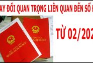 MỘT SỐ THAY ĐỔI QUAN TRỌNG LIÊN QUAN ĐẾN SỔ ĐỎ TỪ NGÀY 08/02/2021