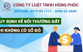 Quy định bồi thường về đất khi không có Sổ Đỏ