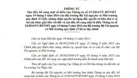 Thông tư 02/2023/TT-BTNMT sửa Thông tư 23/2014 về cấp sổ đỏ